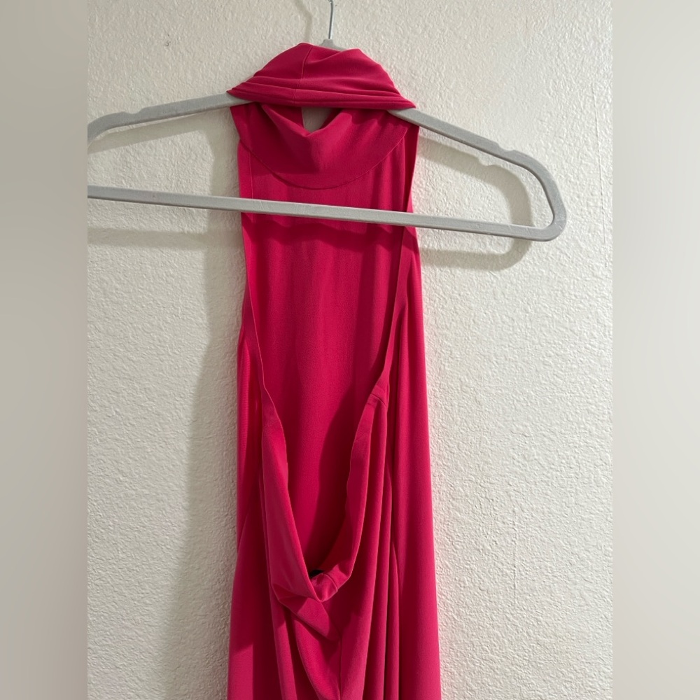 Revolve Norma Kamali Halter side slit dress - Picture 10 of 11